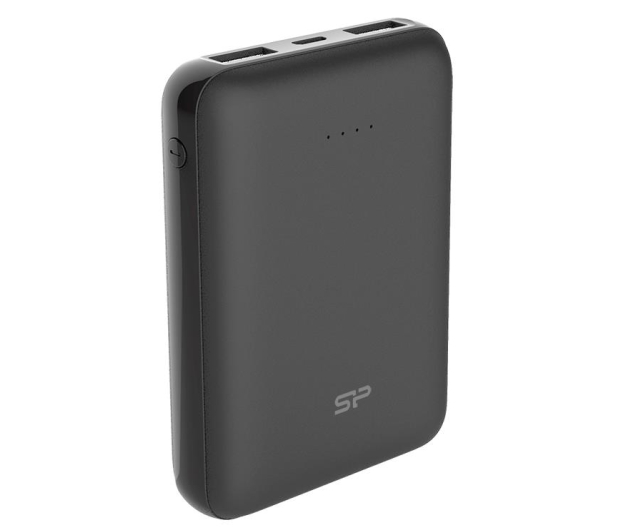 SILICON POWER C100 USB 10000 mAh mini czarny SP10KMAPBK100CPK - 538430 - zdjęcie 2